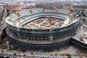 Mangkrak Belasan Tahun, Kapasitas Stadion Baru Valencia Dikurangi (FOTO:MNC Media)