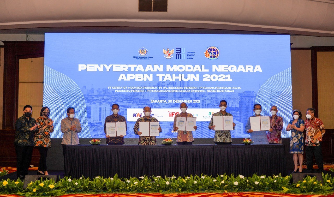 KAI Resmi Dapat PMN Rp6,9 Triliun untuk Proyek Kereta Cepat dan LRT (FOTO: MNC Media)
