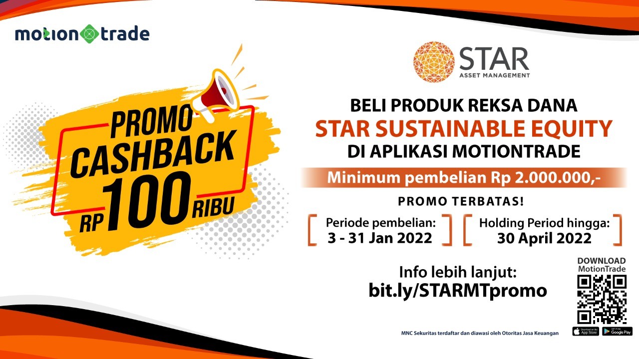 Yuk Dapetin Cuan Awal Tahun, Ada Tebaran Cashback dari MNC Sekuritas x STAR AM. (Foto: MNC Media)
