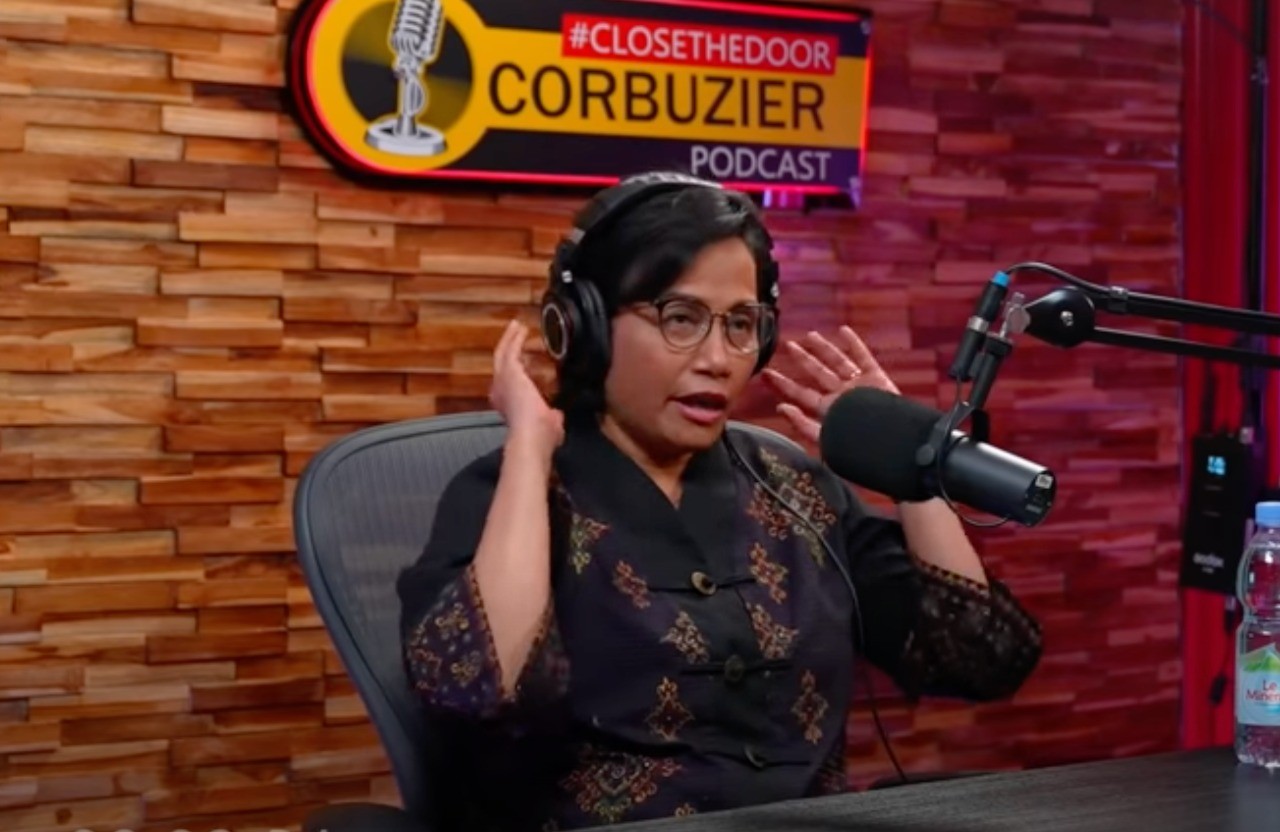Ditanya Soal Ramai Praktik Open BO, Sri Mulyani: Bayar Pajak Nggak Dia? (FOTO: Youtube Deddy Corbuzier)