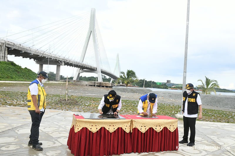 Jembatan Pulau Balang Dibangun, Menkeu: Dibiayai Surat Berharga Syariah Senilai Rp1,43 Triliun (Dok.Ist)