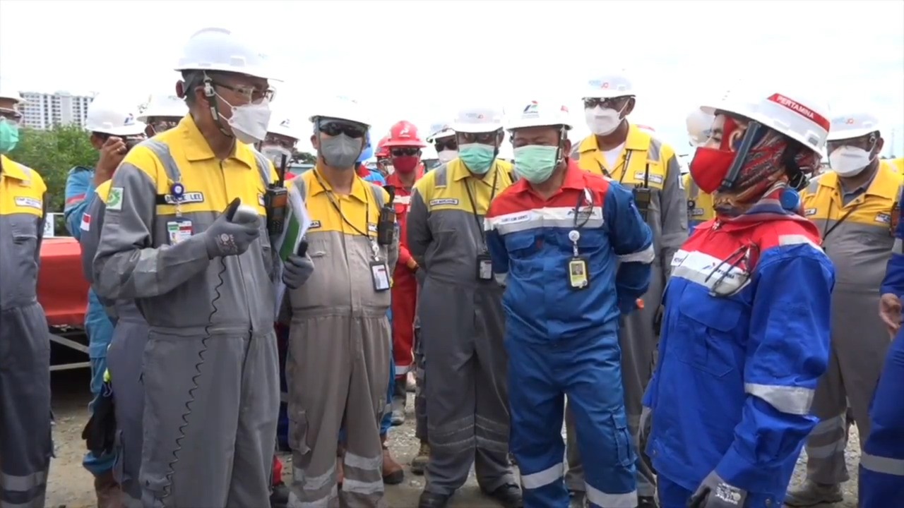 Proyek Refinery Development Master Plan (RDMP) atau perluasan kilang Balikpapan sudah menyerap komponen dalam negeri sebesar Rp8,4 Triliun. (Foto: MNC Media)