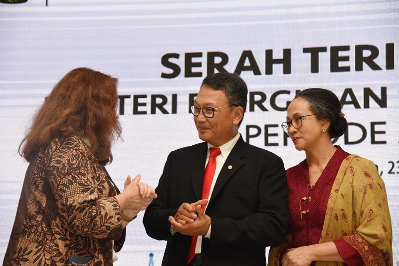 Lantik 10 Pejabat Baru, Arifin Tasrif Minta Anak Buah Kejar Target EBT. (Foto: MNC Media)