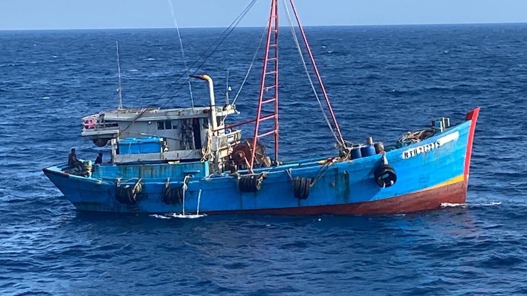 Terdeteksi Radar TNI AL, Kapal Ikan Vietnam Ditangkap di Laut Natuna (Dok.Ist)