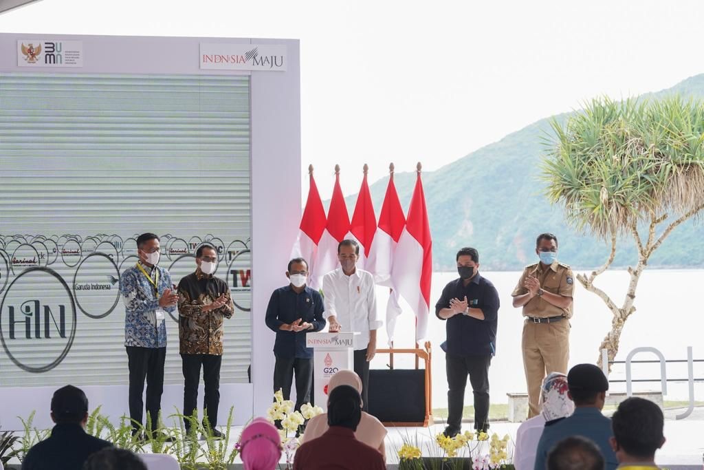 Peresmian Holding BUMN Pariwisata oleh Presiden Jokowi (FOTO: MNC Media)