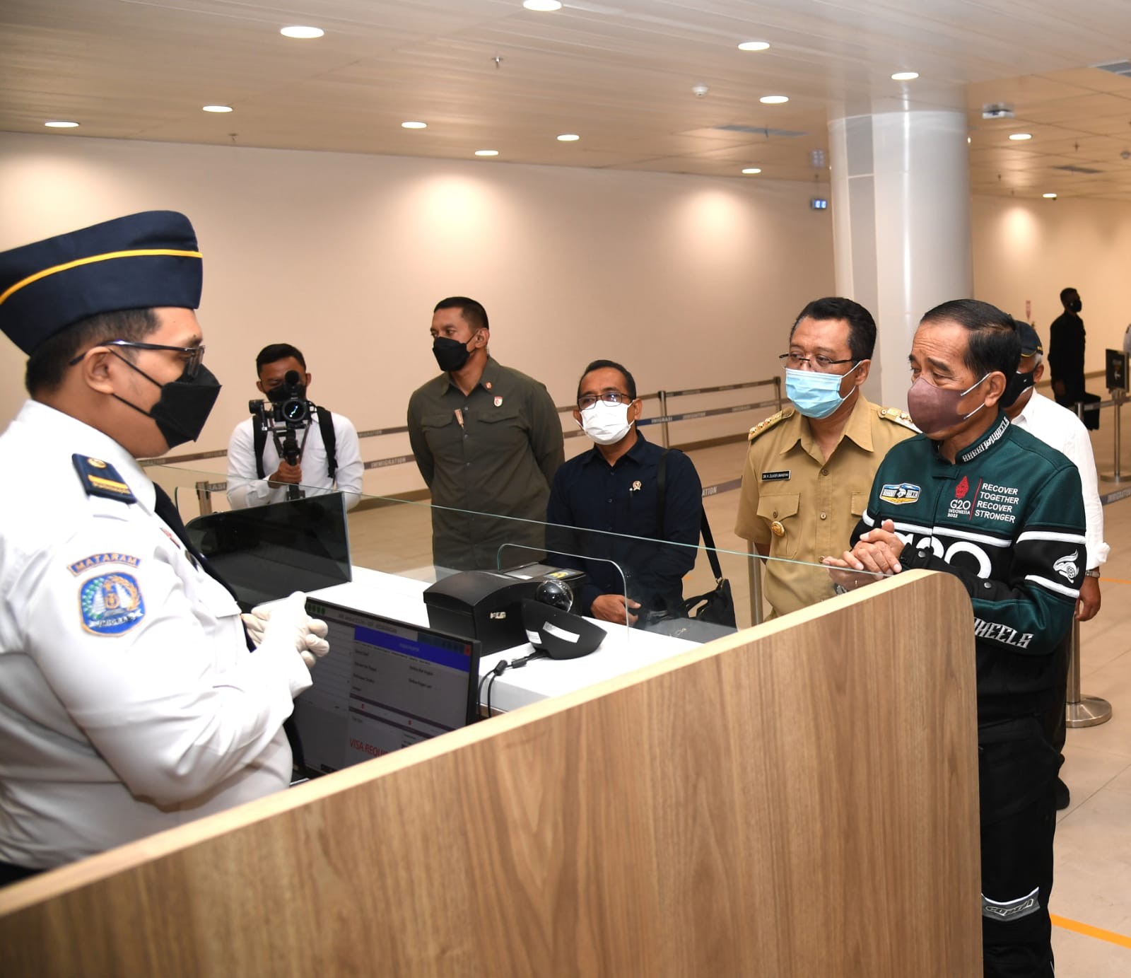 Tinjau Persiapan MotoGP Mandalika 2022, Ini Reaksi Jokowi. (Foto: MNC Media)