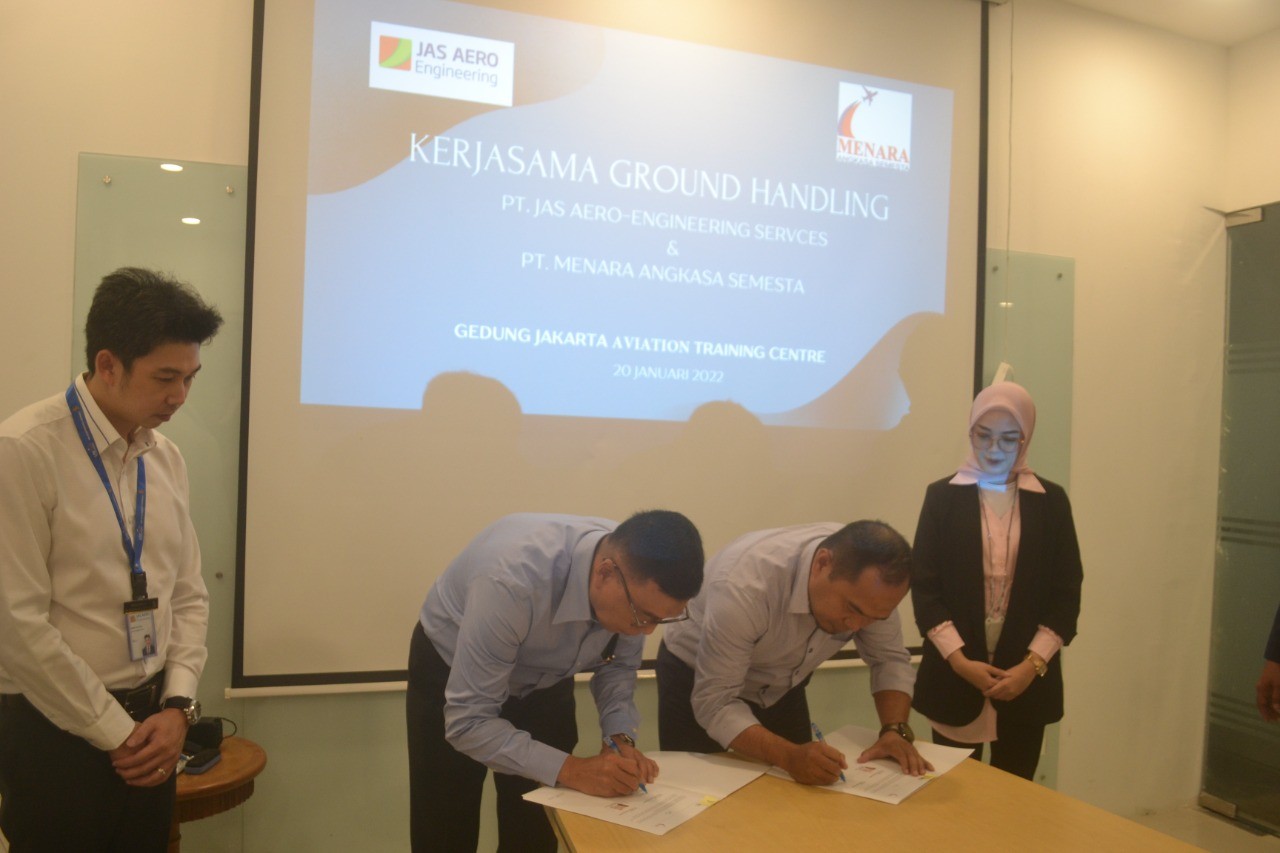 Perluas Layanan Ground Handling Indonesia Timur, JAS Aero Gandeng Menara Angkasa Semesta (Dok.MNC Media)
