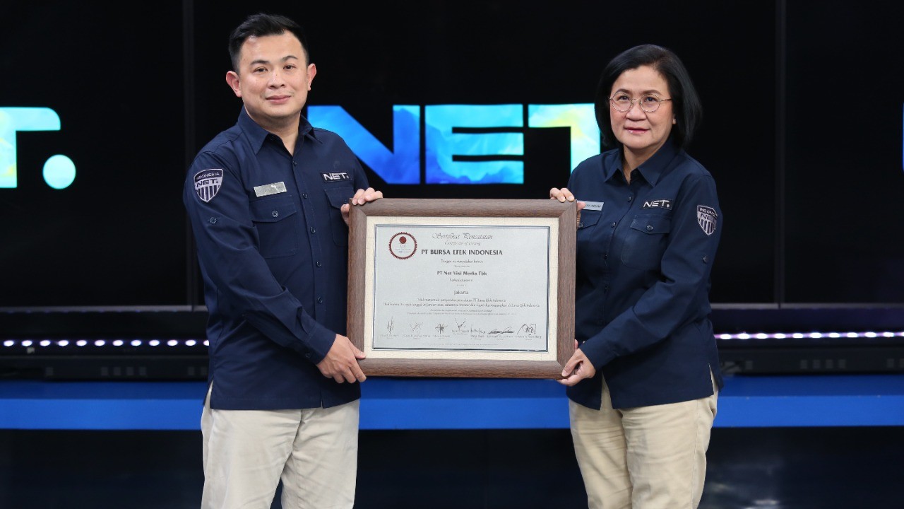 NET TV Hari Ini Resmi IPO, Harga Rp196 Per Saham (FOTO: MNC Media)