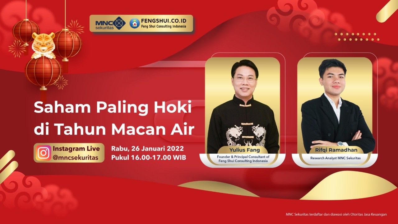 Cari Tahu Saham Terhoki di Tahun Macan Air, Saksikan IG Live MNC Sekuritas Sore Ini. (Foto: MNC Media)