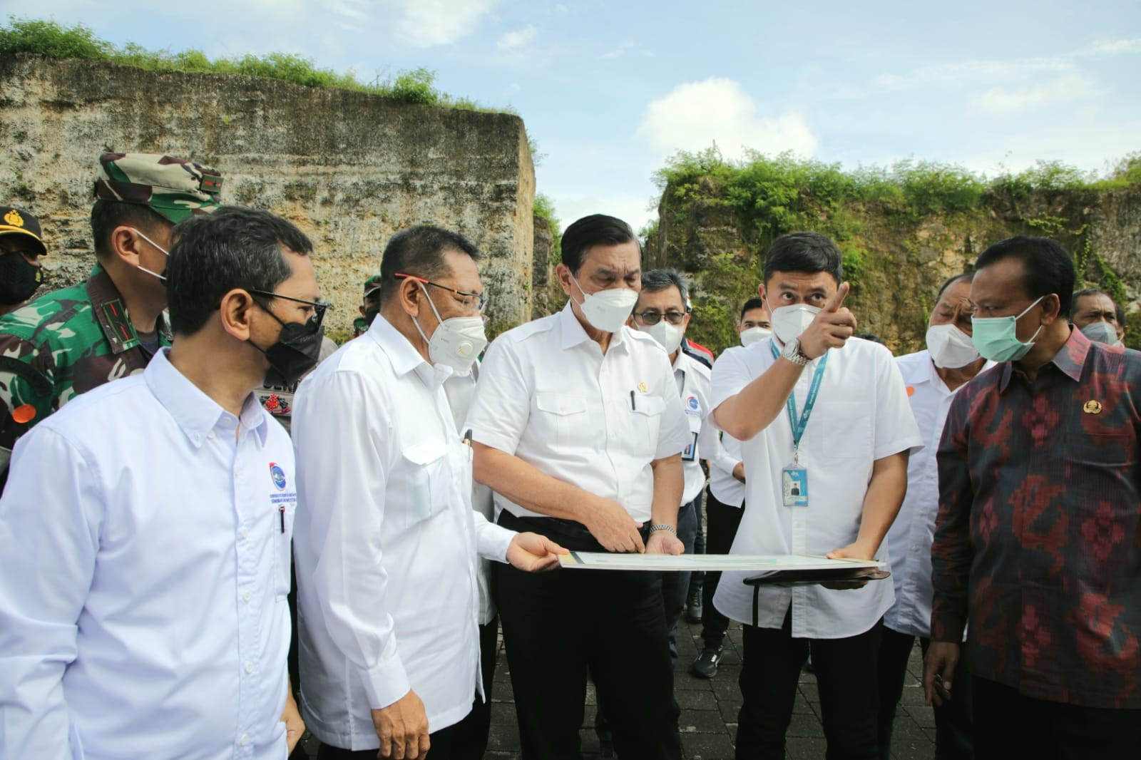 Sambangi Persiapan Venue G20 di Bali, Ini yang Dilihat Luhut. (Foto: MNC Media)