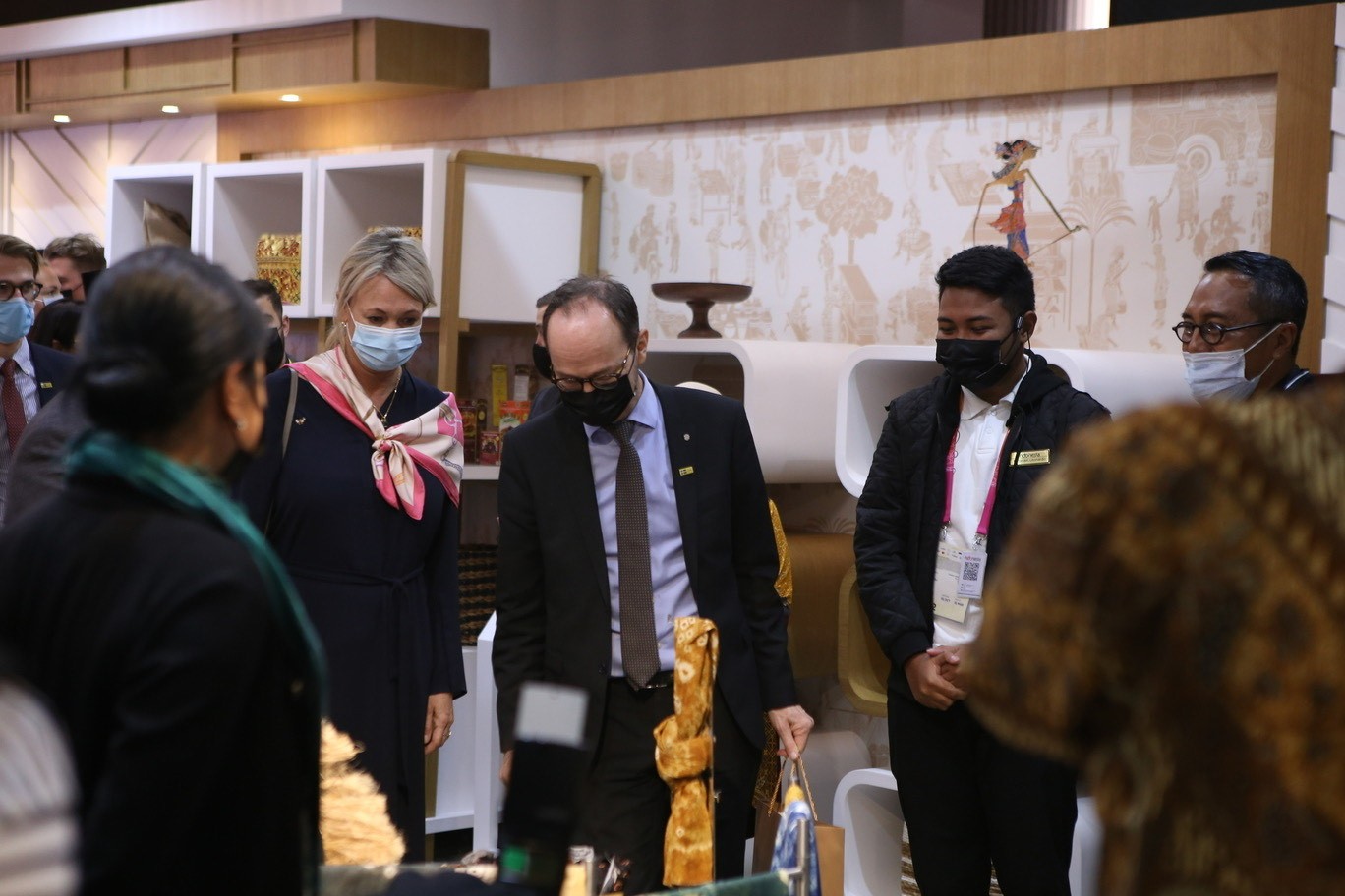 Paviliun Indonesia di Expo 2020 Dubai sukses menarik 750 ribu pengunjung per 31 Januari 2022. (foto: MNC Media)