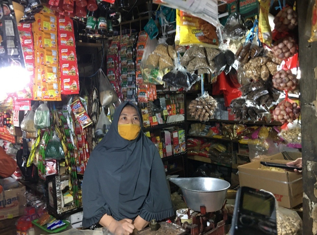 Bunda! Harga Barang Pokok di Pasar Kramat Jati Sudah Turun (FOTO:MNC Media)