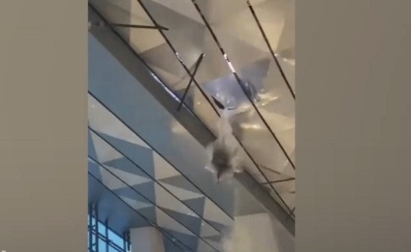 PT Angkasa Pura (Persero) II membenarkan atas video yang beredar di Media sosial yang memperlihatkan kejadian kerusakan di Terminal 3 Bandara Soetta.(Foto:MNC)