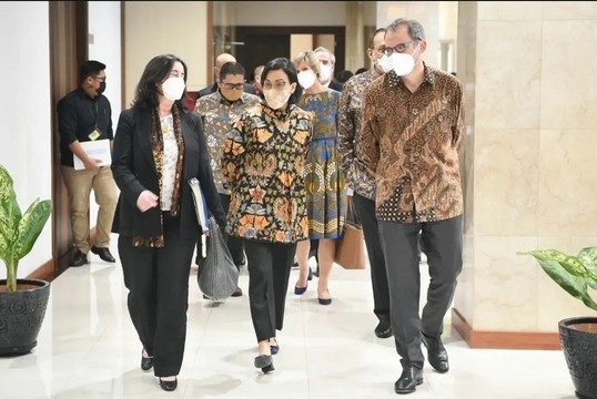 Menteri Keuangan Sri Mulyani Indrawati mengatakan bahwa hubungan erat antara Indonesia dan Bank Dunia (World Bank) sudah lama terjalin. (Foto: MNC Media)