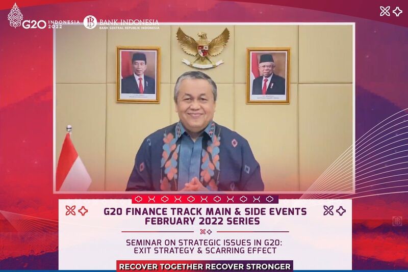 Gubernur BI: Pandemi Tinggalkan Luka Memar Perekonomian Dunia(Dok.MNC Media)