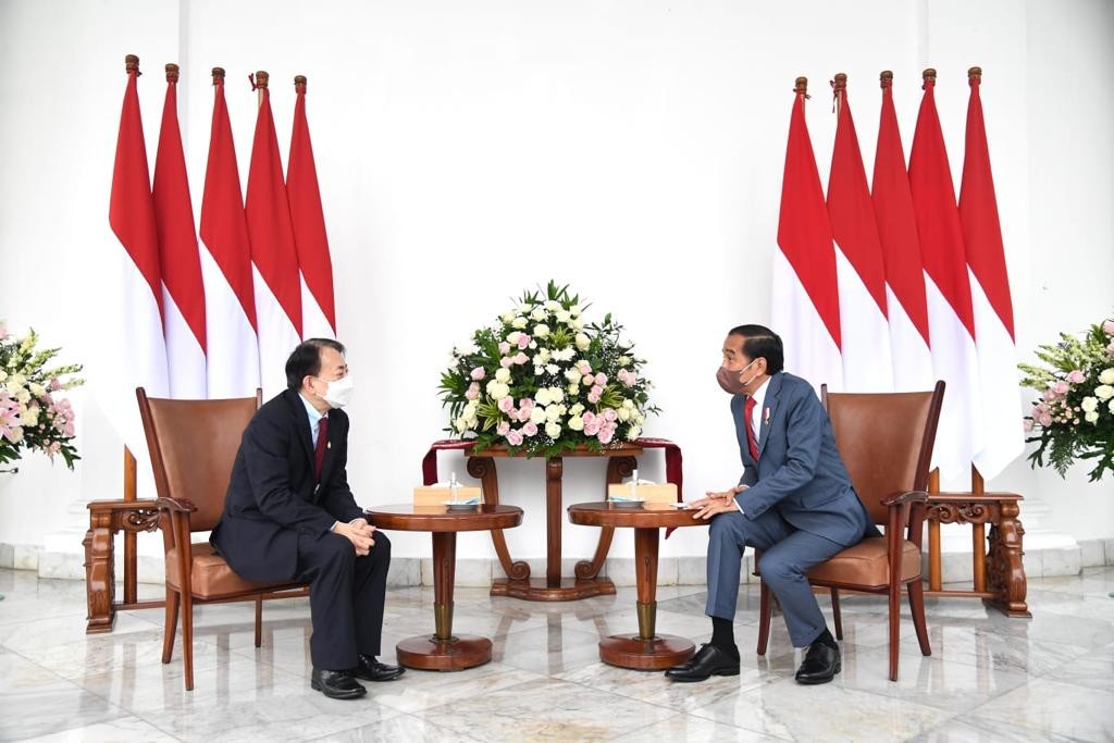 Bertemu Pimpinan ADB, Jokowi Bahas Pencapaian Vaksinasi hingga Transisi Energi (Dok.MNC Media)