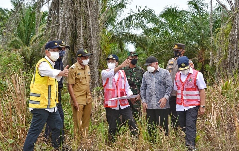 Menhub telah meninjau lokasi calon Bandara Baru Penunjang Ibu Kota Negara (IKN) yang terletak di Kecamatan Penajam.