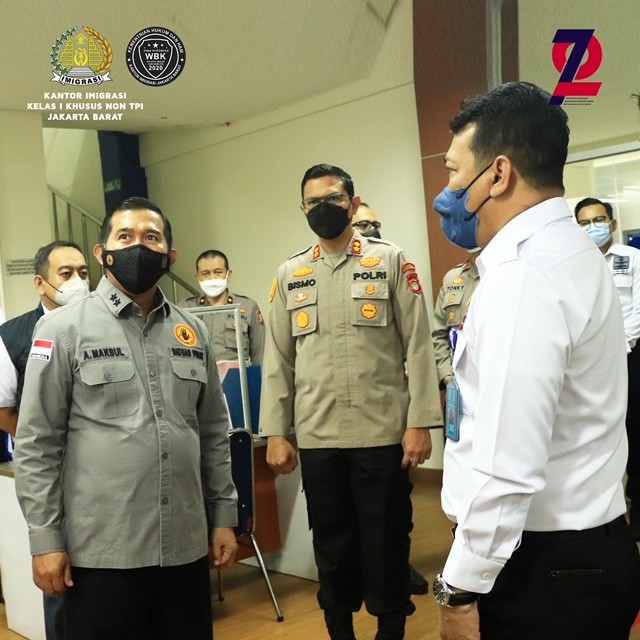 Datangi Kantor Imigrasi Barat, Satgas Saber Pungli Sampaikan Pesan Jokowi (Dok.MNC Media)