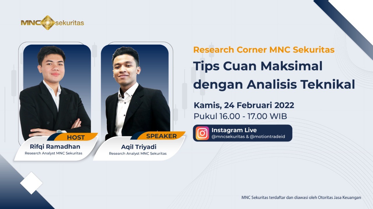 MNC Sekuritas Bagi Tips Analisis Teknikal di IG Live Pukul 16.00