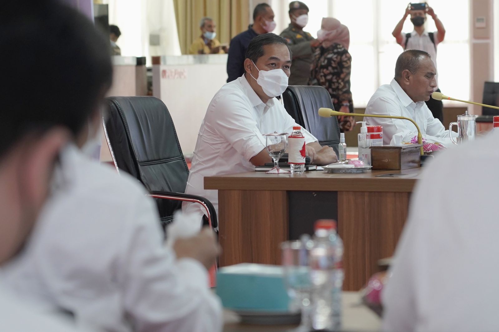Mendag Rakor Minyak Goreng di Sumut, Minta Pelaku Penimbunan Ditindak. (Foto: MNC Media)