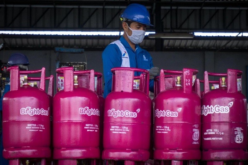 Harga Gas Nonsubsidi Dipatok Rp200 Ribu, Pedagang: Ngerepotin Konsumen. (Foto: MNC Media)