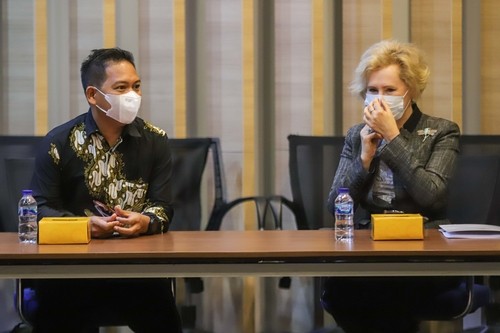 Dubes Rusia untuk RI Lyudmila Georgievna Vorobieva menegaskan bahwa Rusia menghormati keputusan beberapa negara yang menjatuhkan sanksi ekonomi.(Foto:MNC Media)