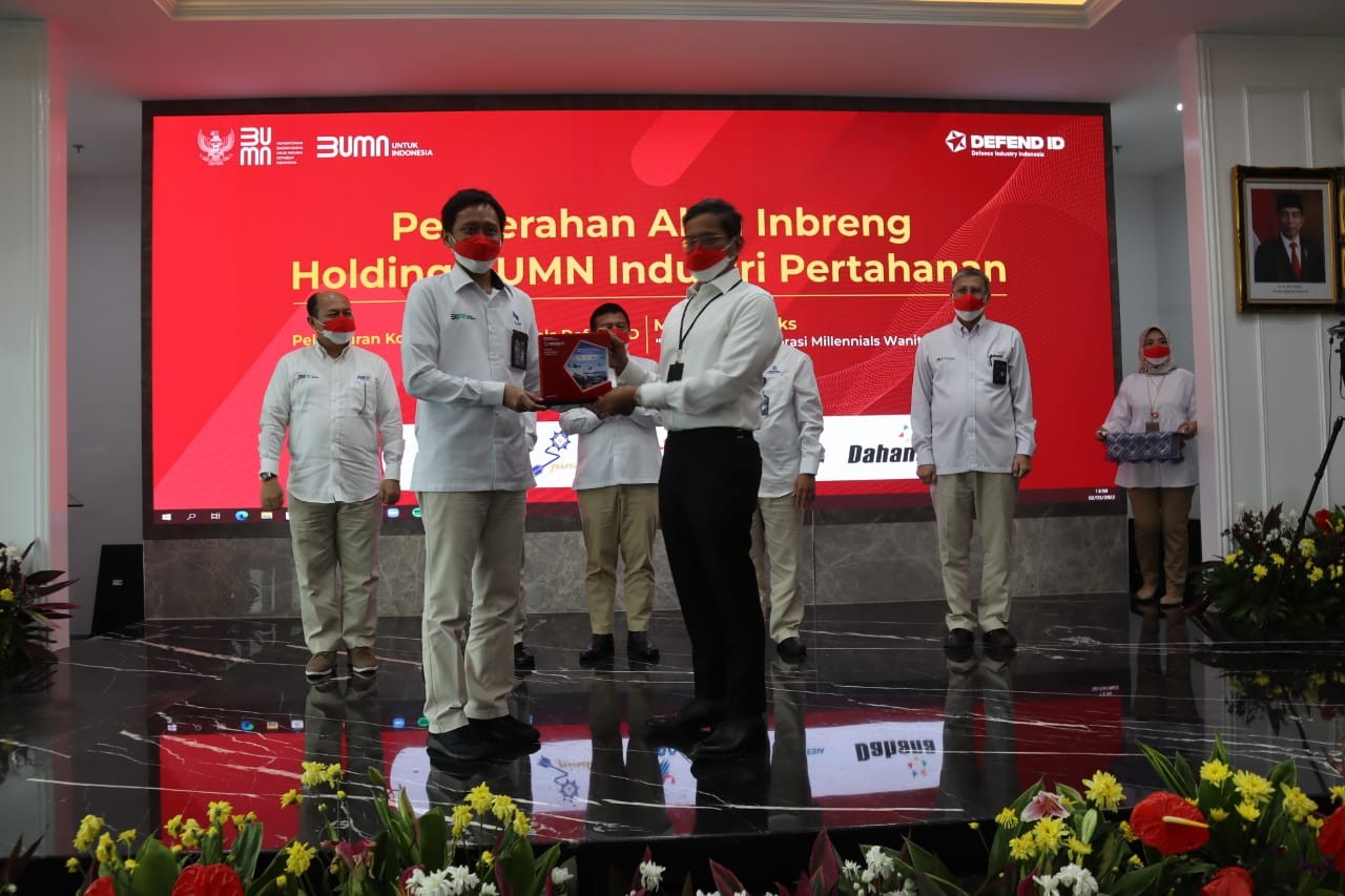 Holding BUMN Industri Pertahanan Resmi Dibentuk, Len Industri Jadi Nahkoda. (Foto: MNC Media)