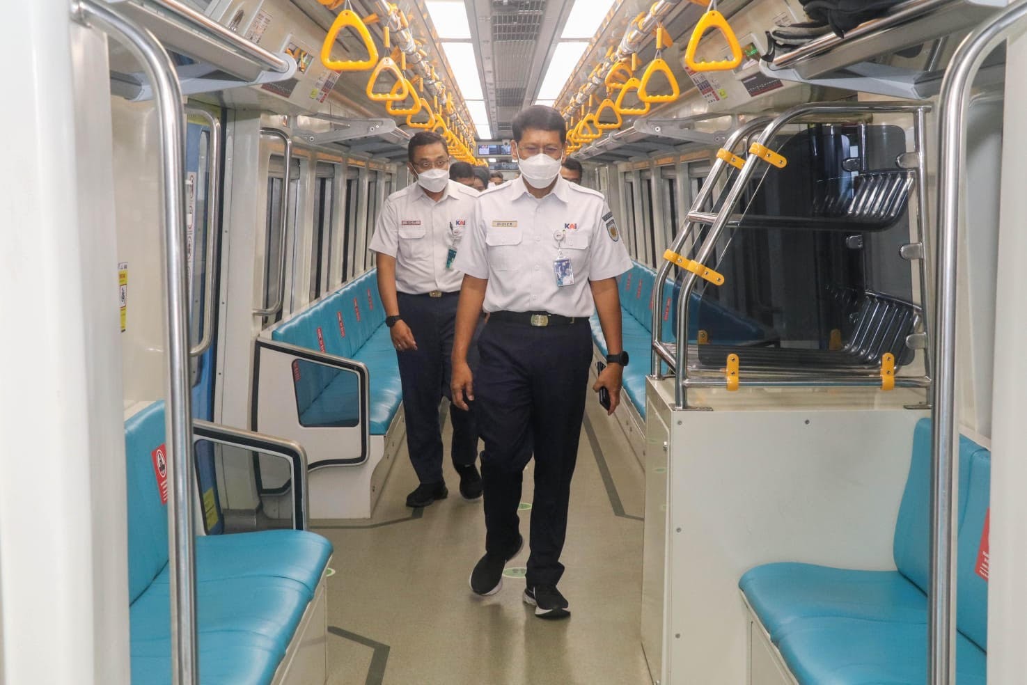 “KAI mendukung program Kementerian Perhubungan yaitu GNKAU, khususnya di Kota Palembang melalui moda LRT Sumsel. (Foto: MNC Media)