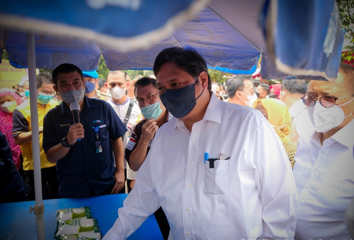 Meski Disergap Omicron, Airlangga Sebut BOR Luar Jawa-Bali Terkendali. (Foto: MNC Media)