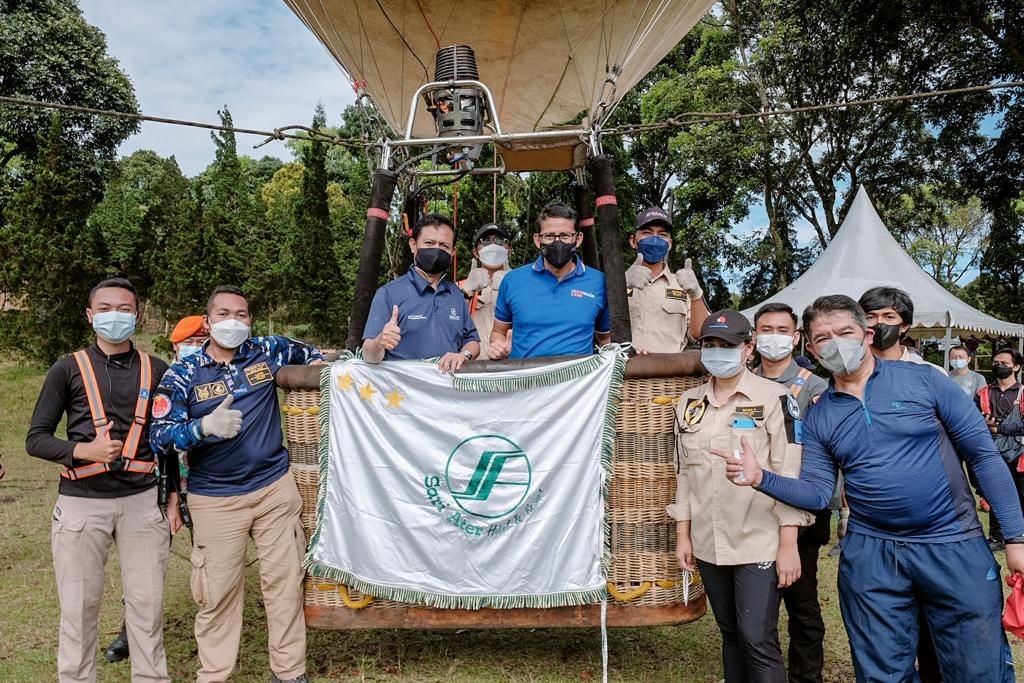 Seperti di Cappadocia, Menparekraf Tawarkan Wisata Balon Udara di Subang. (Foto: MNC Media)