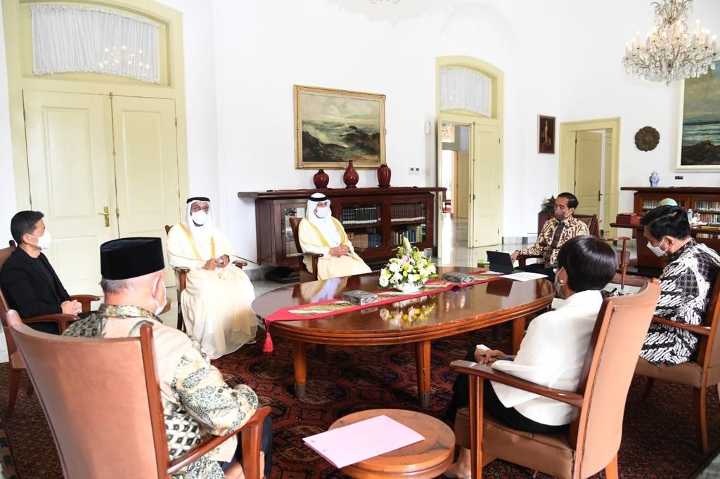 Delegasi Emirat Arab Temui Jokowi Bahas Investasi Ibu Kota Baru (FOTO: MNC Media)