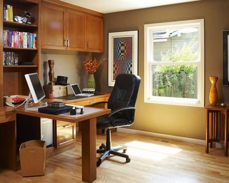 Ini Lho, Kisaran Modal Menata Kantor di Rumah. (Foto: Pinterest.com)