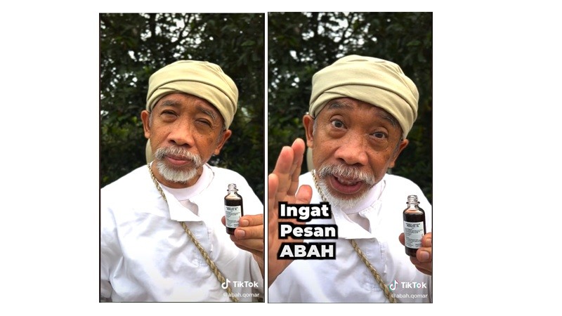 Minyak Angin Legendaris Jadi Pilihan Abah Qomar Agar Tetap Fit. (Foto: Adv)