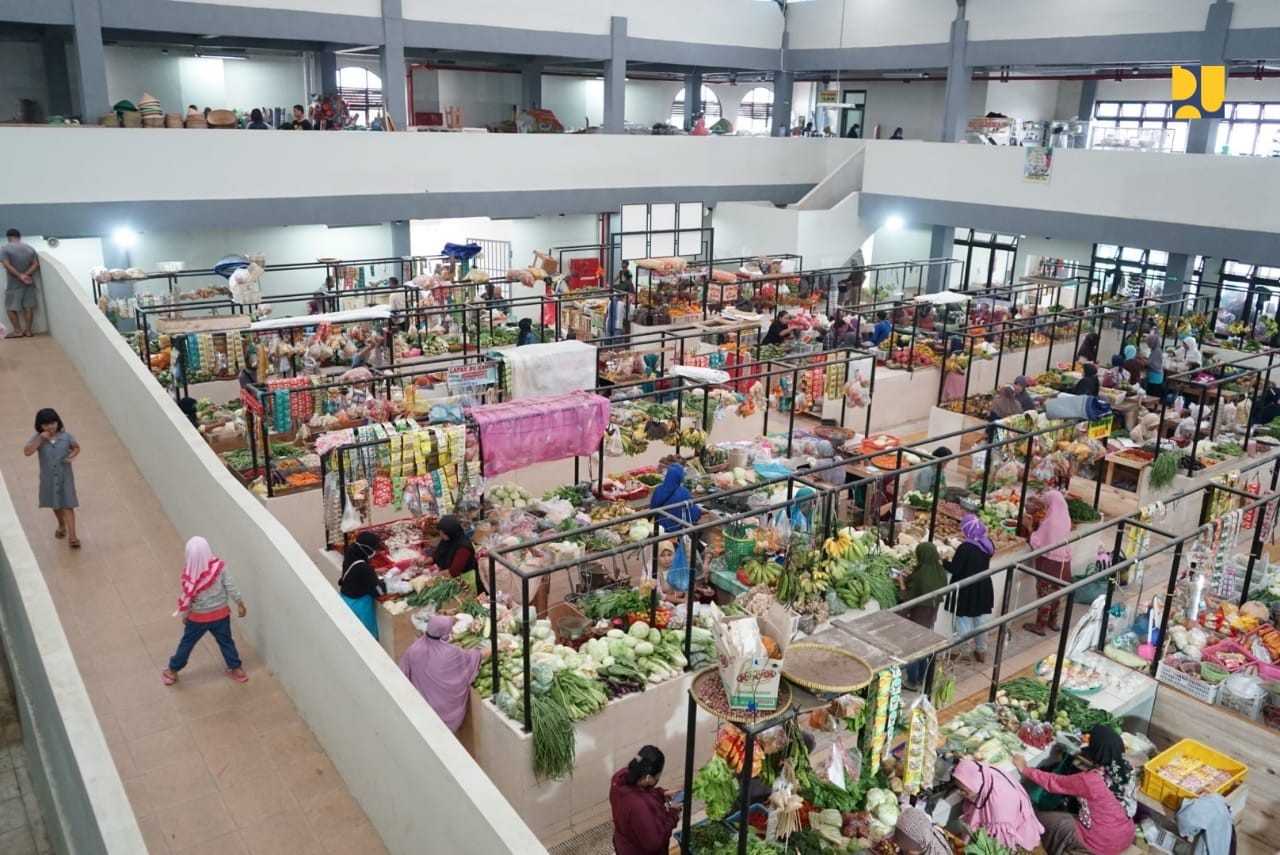 Rehabilitasi Rampung, Pasar Banyumas Jamin Distribusi Bahan Pokok di Jateng (Dok.MNC)
