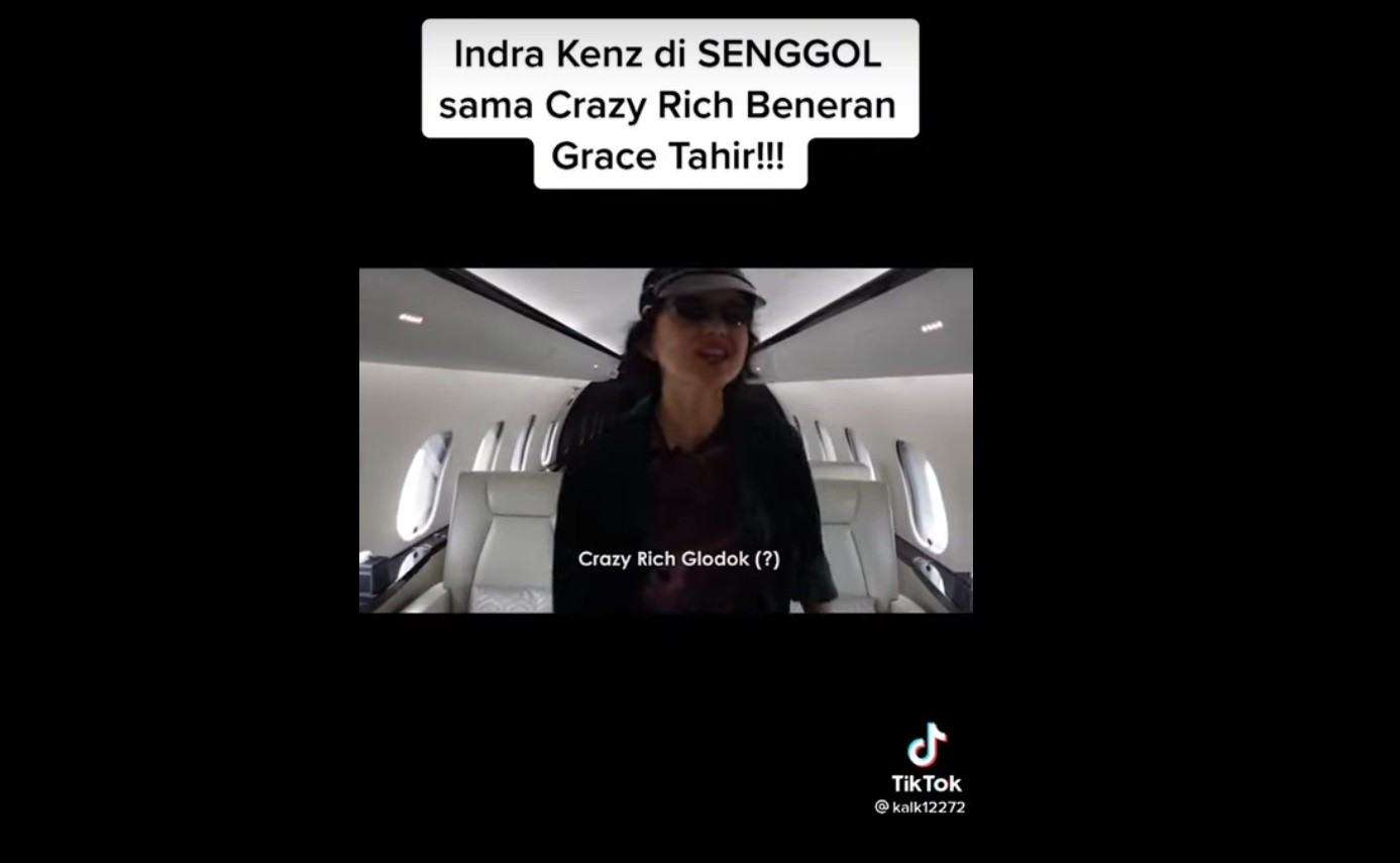Jadi Crazy Rich Glodok, Begini Gaya Anak Pemilik Mayapada Grace Tahir Sindir Indra Kenz. (Foto: MNC Media)