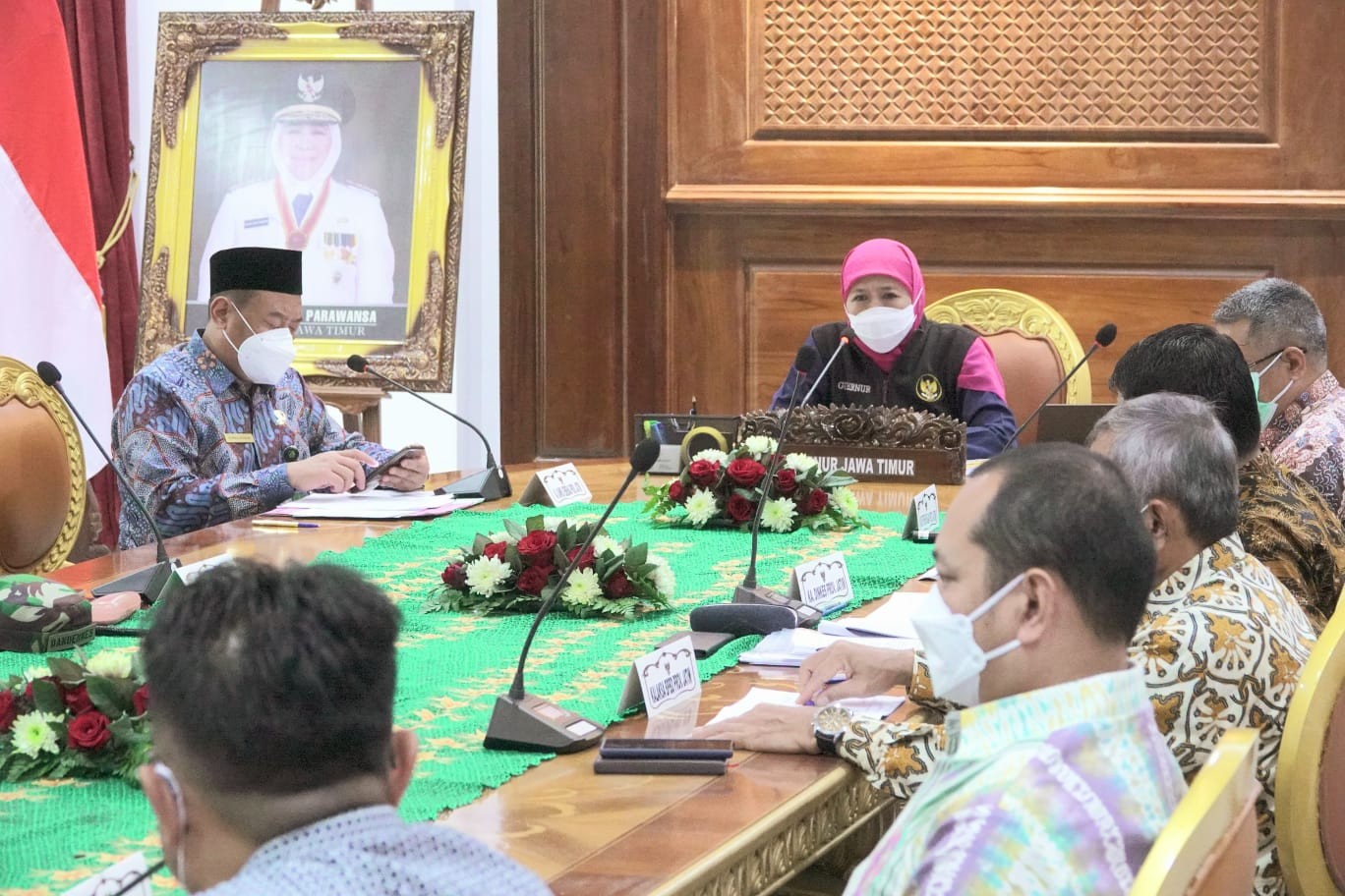 Perdana Sejak Pandemi, Bandara Juanda Mulai Terbangkan Jamaah Umrah. (Foto: MNC Media)