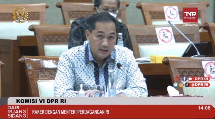 Lapor ke DPR, Mendag: Ada Oknum Penyelundup Minyak Goreng ke Luar Negeri (Dok.tankapan layar)