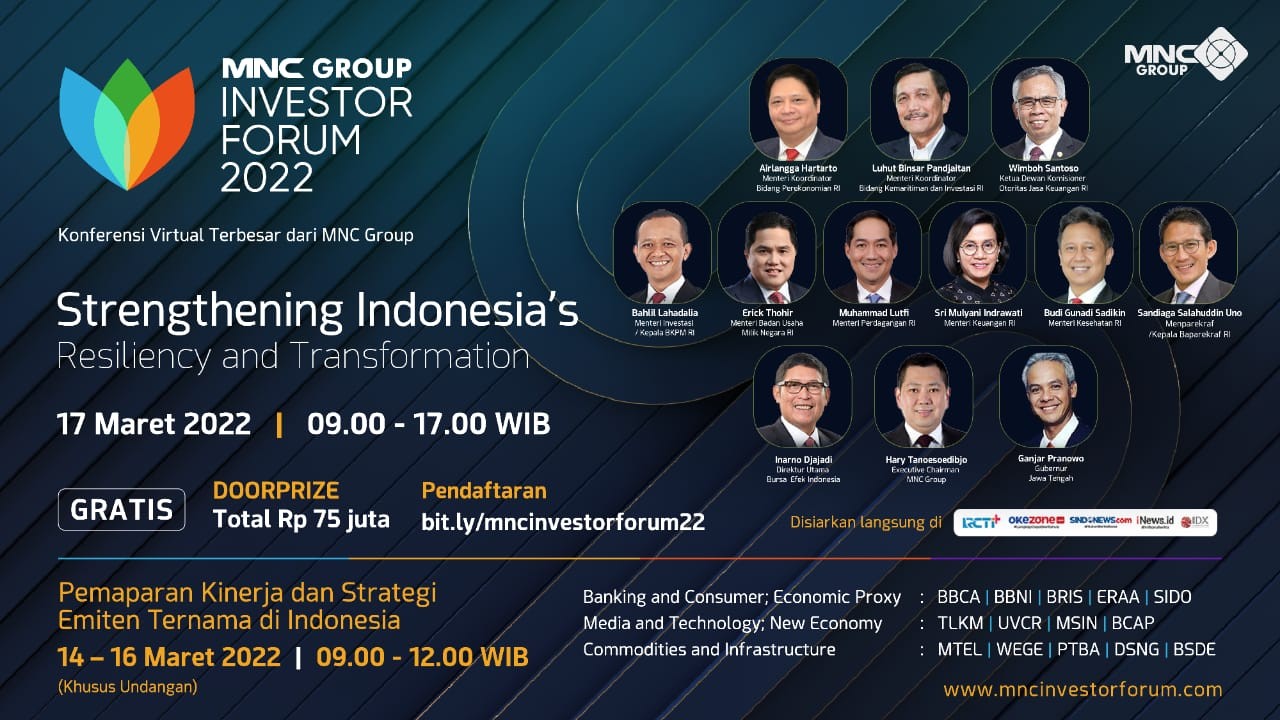 Ikuti Macro Day di MNC Group Investor Forum 2022, Daftar Gratis di Sini! (Dok.MNC)