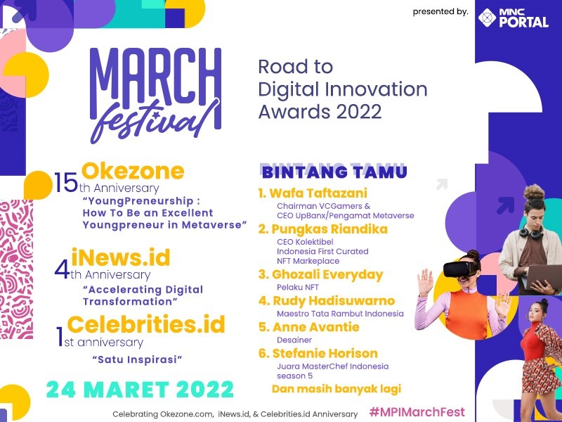 Mau Pahami 3 Tema Kekinian, Yuk Ikutan Webinar March Festival! (Foto: MNC Media)