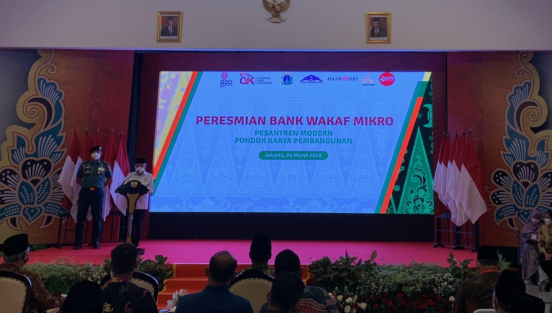 Dihadiri Wapres Bank Wakaf Mikro Pertama Resmi Berdiri Di Jakarta