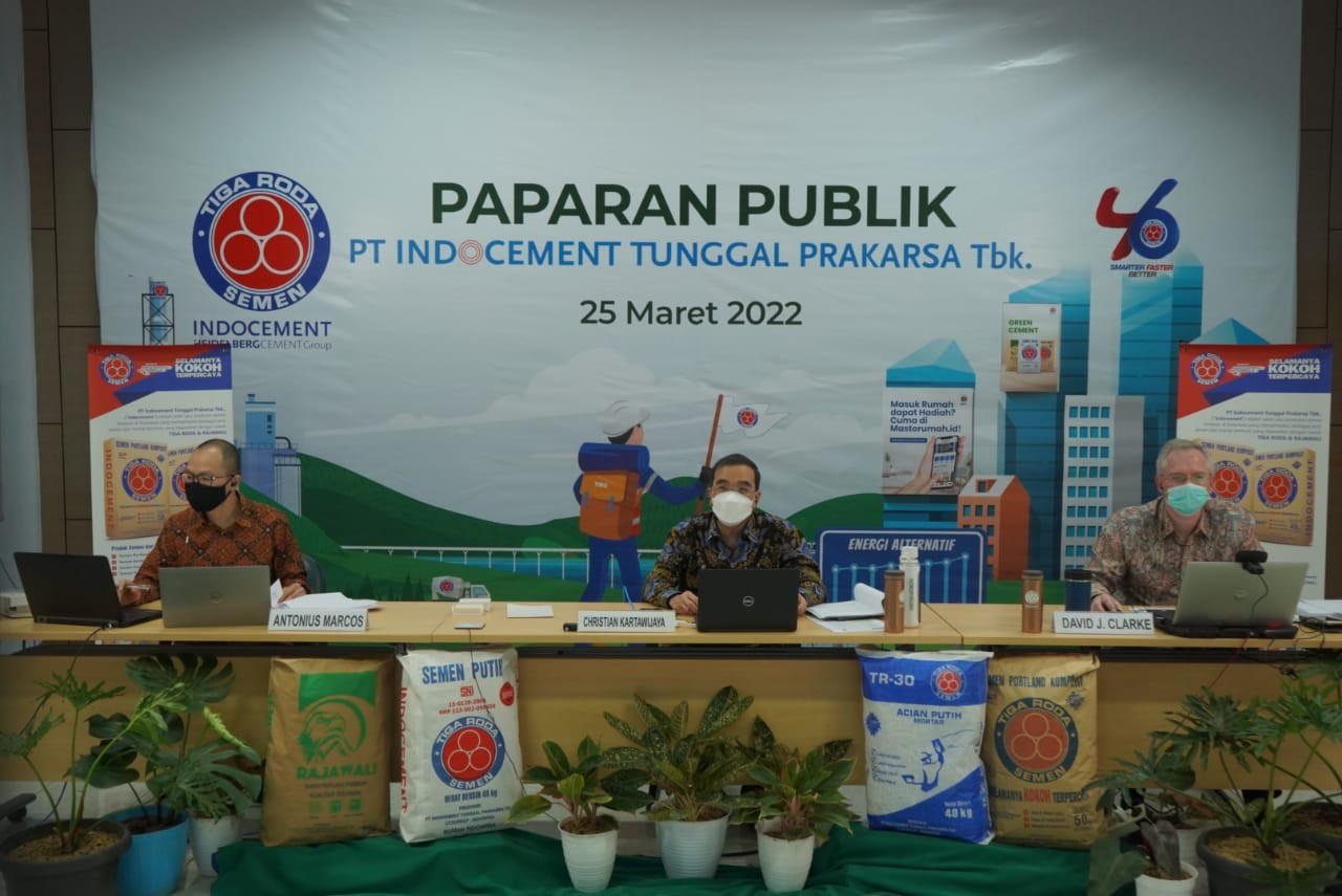 Naik 5 Persen, Volume Penjualan Indocement (INTP) Tembus 18 Juta Ton di 2021