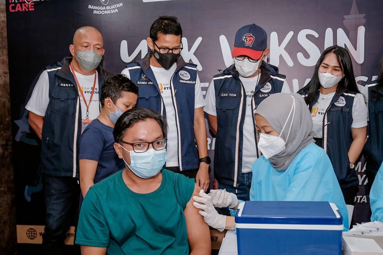 Sandiaga Uno Optimis Keberhasilan Vaksinasi Jadi Kunci Menuju Tatanan Ekonomi Baru