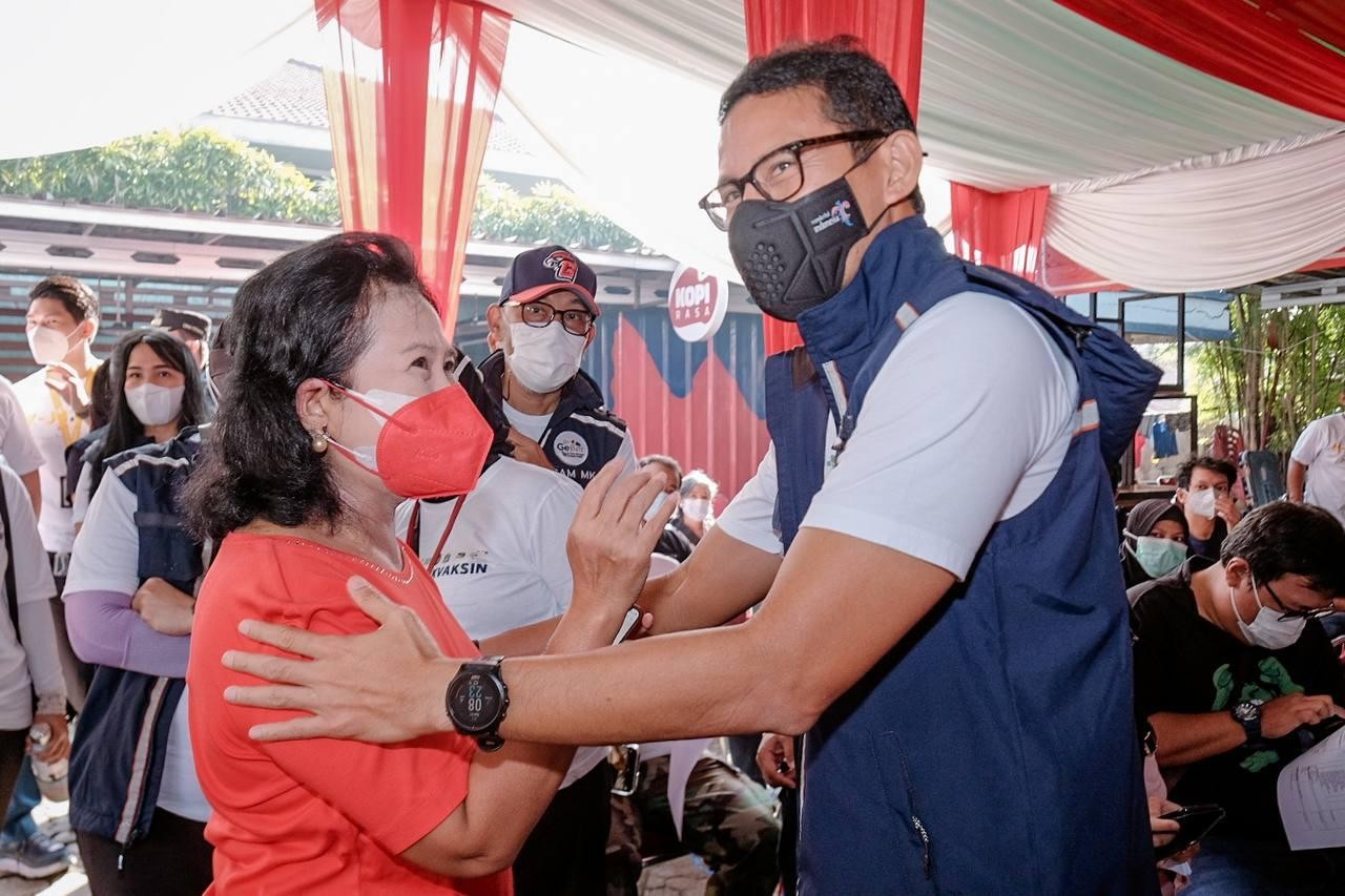 Sandiaga Uno: Program Vaksinasi RI Sudah Diakui Dunia (FOTO: MNC Media)