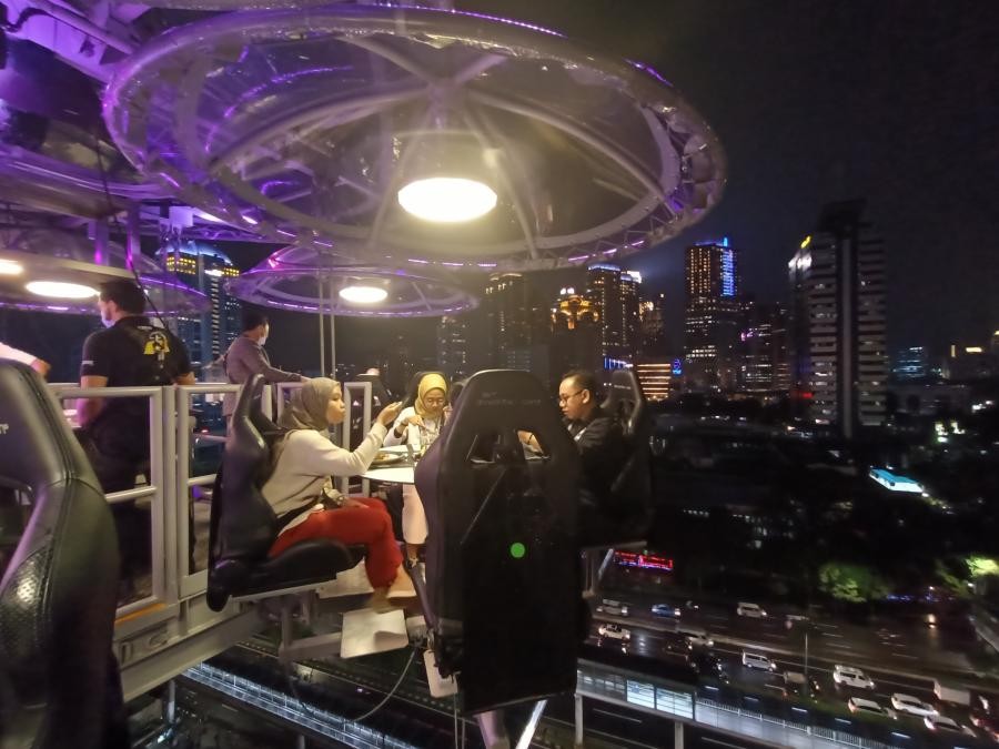 Restoran di Udara Ketinggian 50 Meter Hadir di Semanggi, Pemprov DKI: Sudah Berizin  (Dok.MNC)
