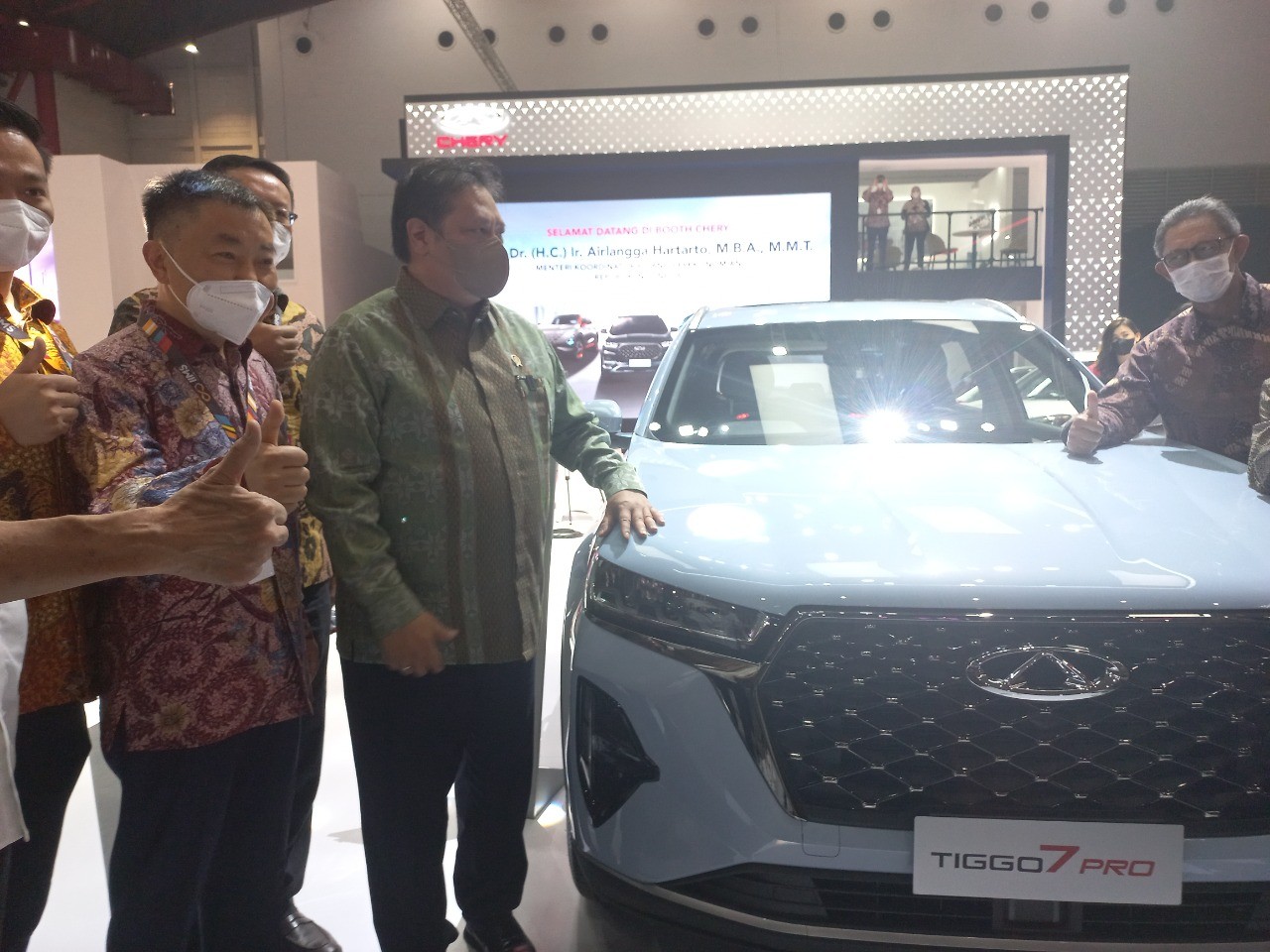 'Comeback' Ke Pasar Otomotif Indonesia, Cherry Dapat Pujian Dari Menko Airlangga (foto: MNC Media)