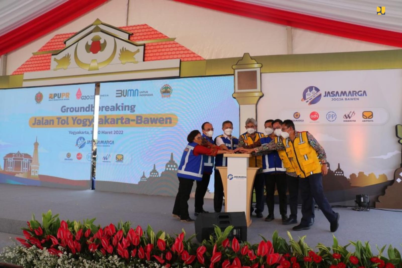 Proyek Tol Yogyakarta-Bawean Dimulai, PUPR Target Rampung 2023  (FOTO: MNC Media)
