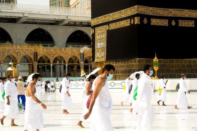 Jamaah Haji RI Diimbau Tetap Pakai Masker Saat Menjalankan Ibadah (FOTO: MNC Media)