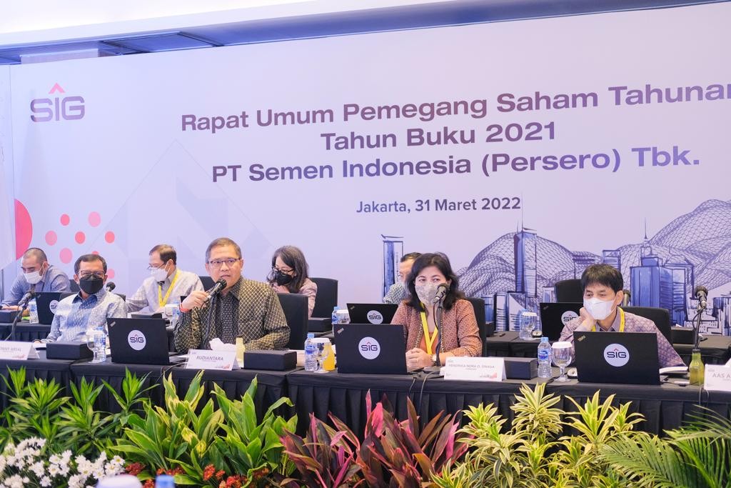 Kinerja Moncer, SIG Bagikan Dividen Rp1,02 Triliun (foto: MNC Media)