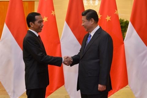 Jokowi Beri Selamat atas Terpilihnya Kembali Xi Jinping Sebagai Sekum PKC. (Foto: MNC Media)