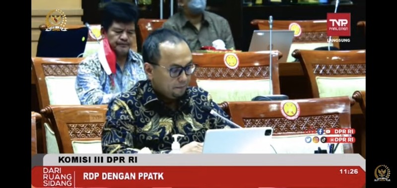 Lapor ke DPR, PPATK Ungkap Terima Laporan Investasi Ilegal Rp35 Triliun (Dok.Ist)